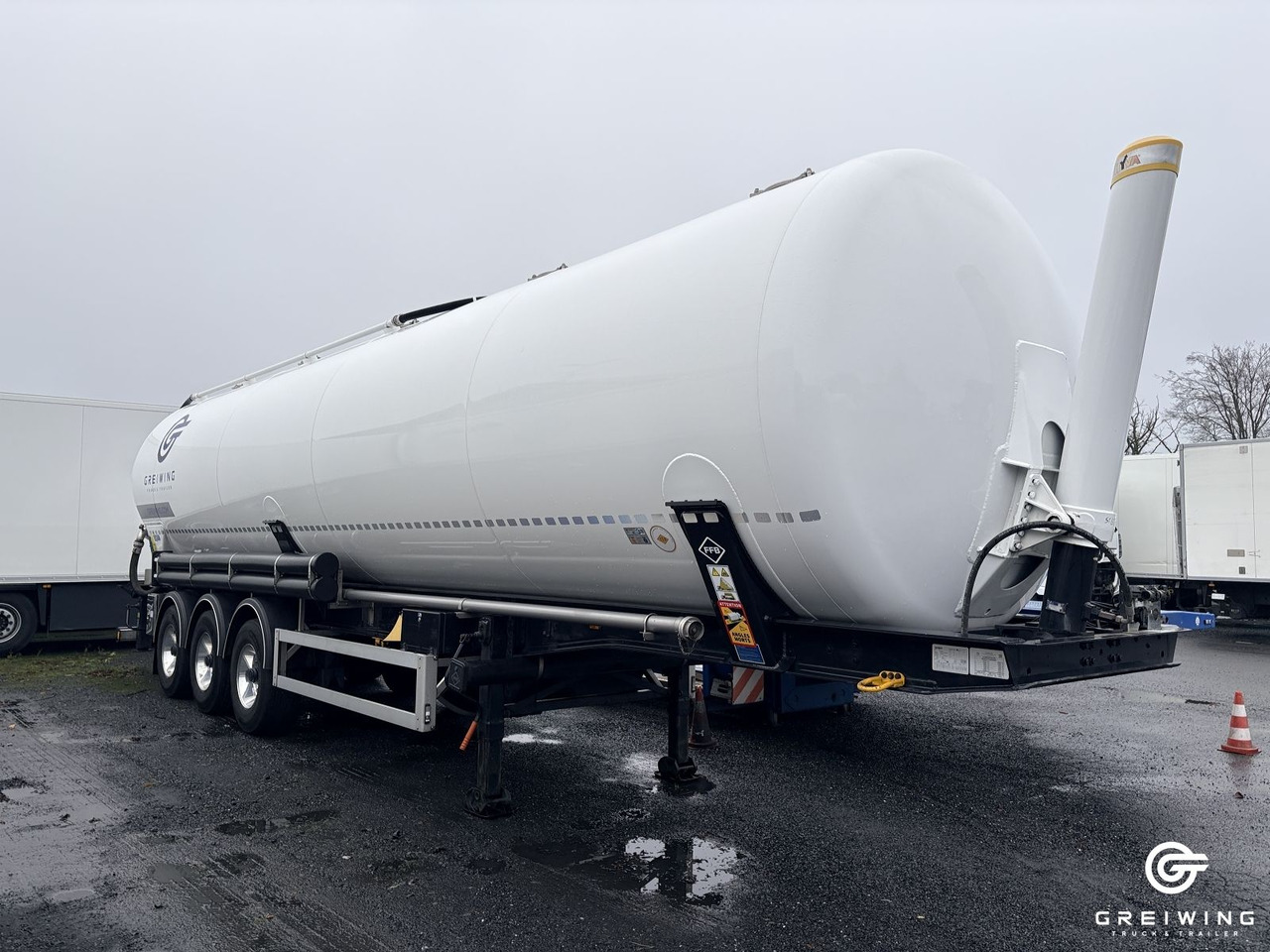 Feldbinder KIP 60.3 - 筒仓拖车:图2 Feldbinder KIP 60.3 - 筒仓拖车:图2