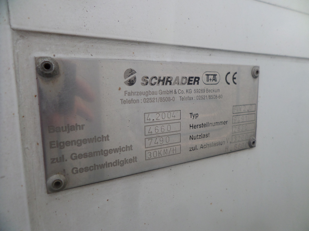 Schrader Water truck WSU 3000 MAN - 地面支援设备:图2 Schrader Water truck WSU 3000 MAN - 地面支援设备:图2