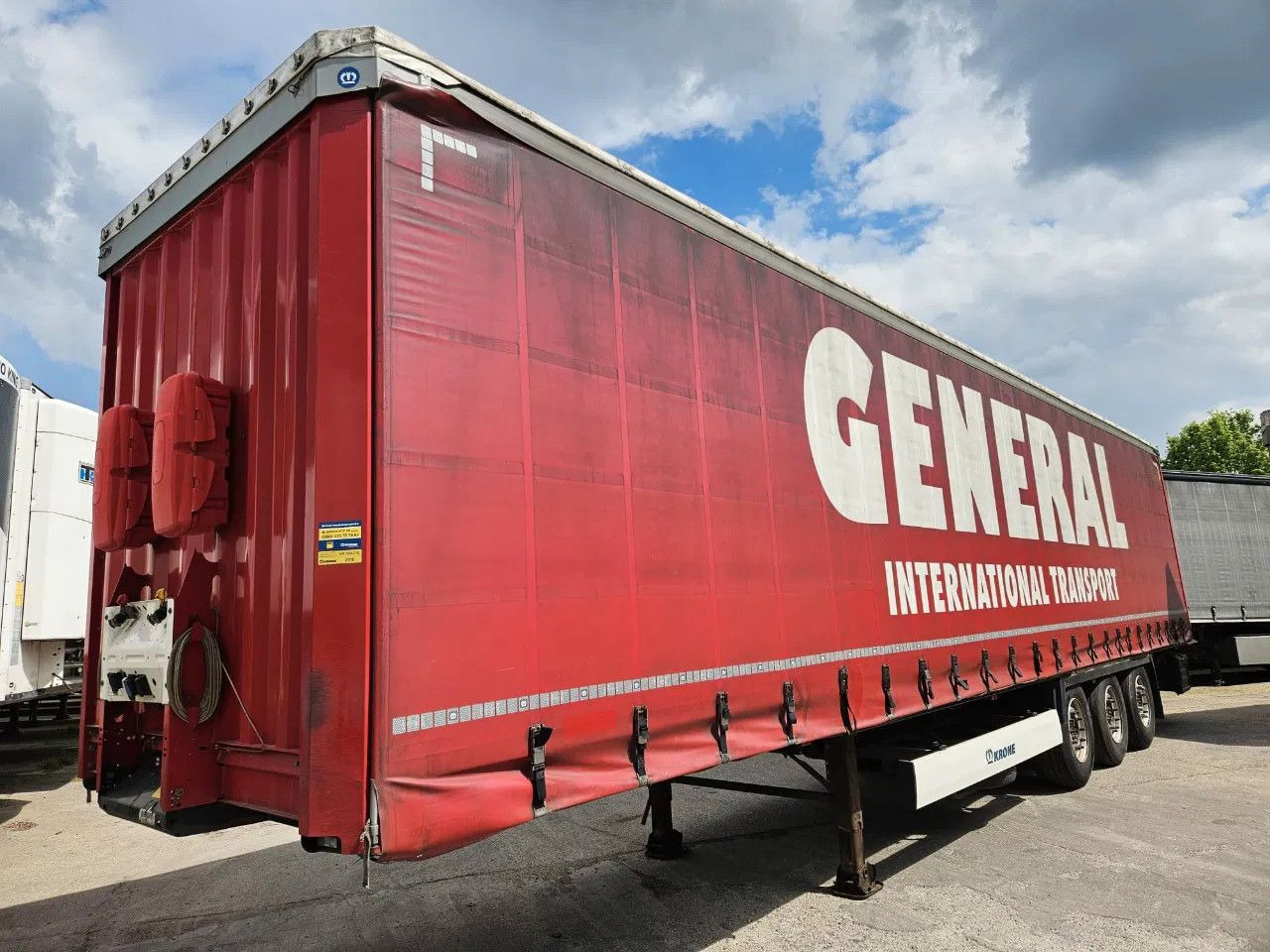 Krone SD XL Code, Lifting Axle A - 侧帘半拖车:图1 Krone SD XL Code, Lifting Axle A - 侧帘半拖车:图1