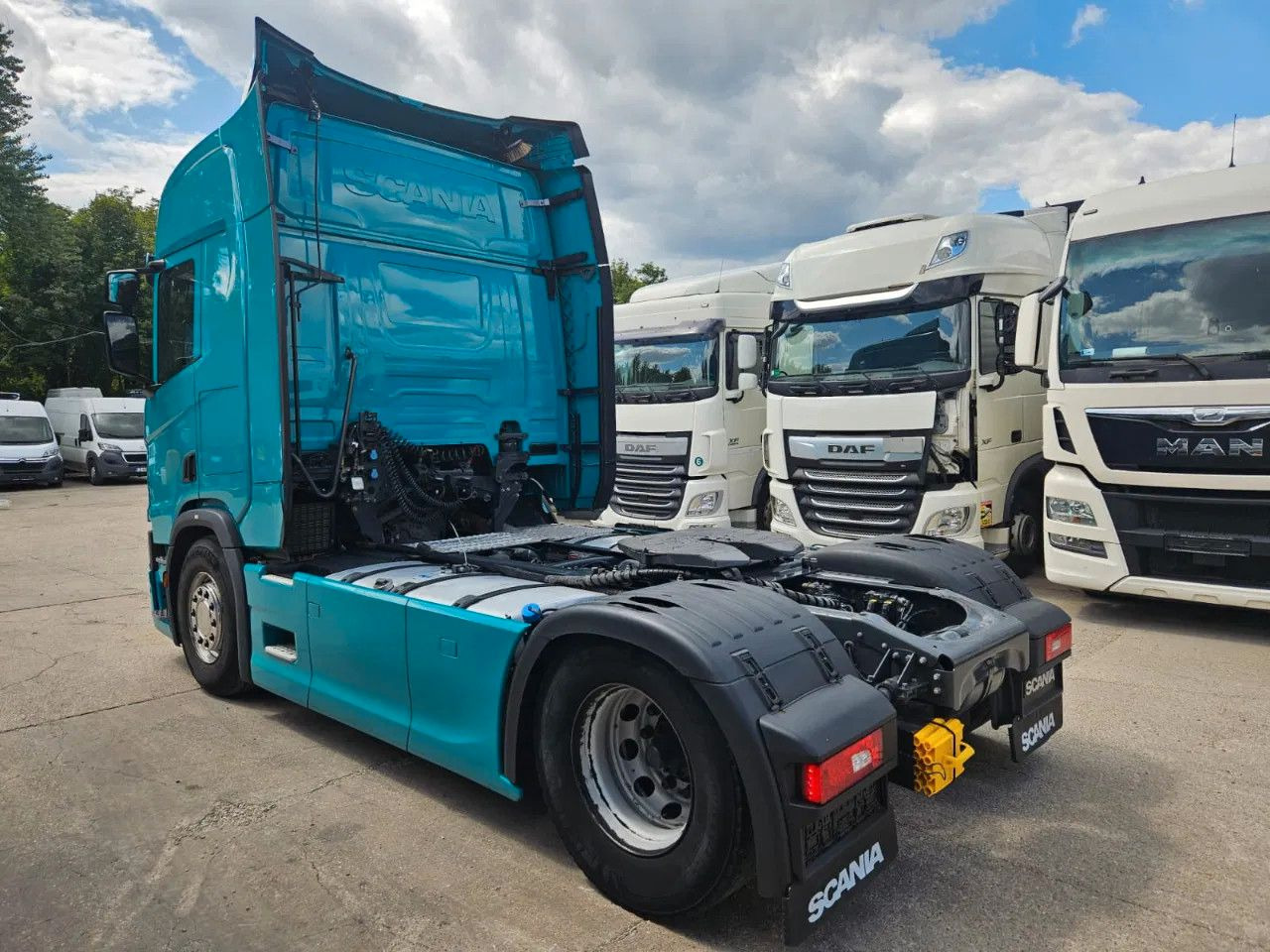 Scania R500 Standard-Turquoise-Standklima-Big NAVI-Hydr - 牵引车:图4 Scania R500 Standard-Turquoise-Standklima-Big NAVI-Hydr - 牵引车:图4
