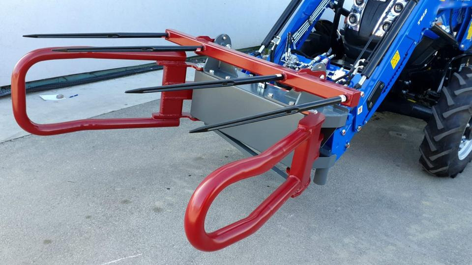 Ballenzange mit Zinken Rundbellenzange Silozange Frontlader Euro - 夹具:图1 Ballenzange mit Zinken Rundbellenzange Silozange Frontlader Euro - 夹具:图1