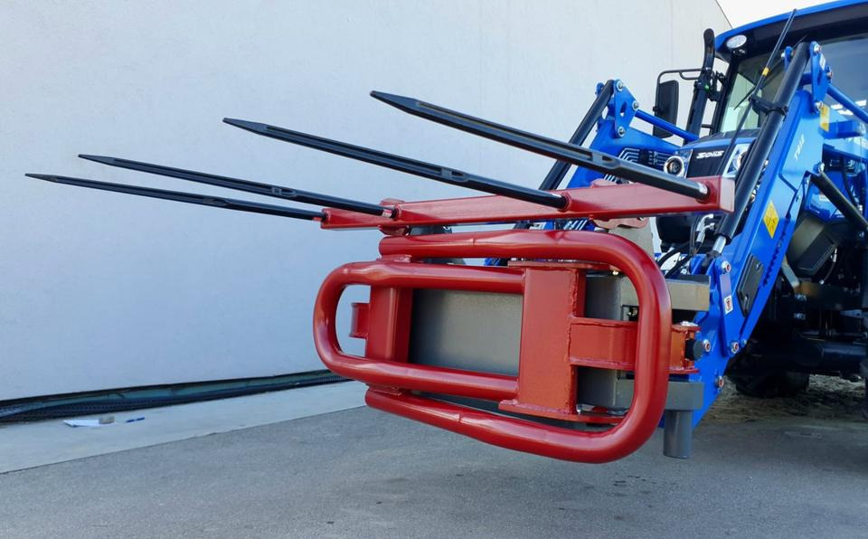 Ballenzange mit Zinken Rundbellenzange Silozange Frontlader Euro - 夹具:图4 Ballenzange mit Zinken Rundbellenzange Silozange Frontlader Euro - 夹具:图4