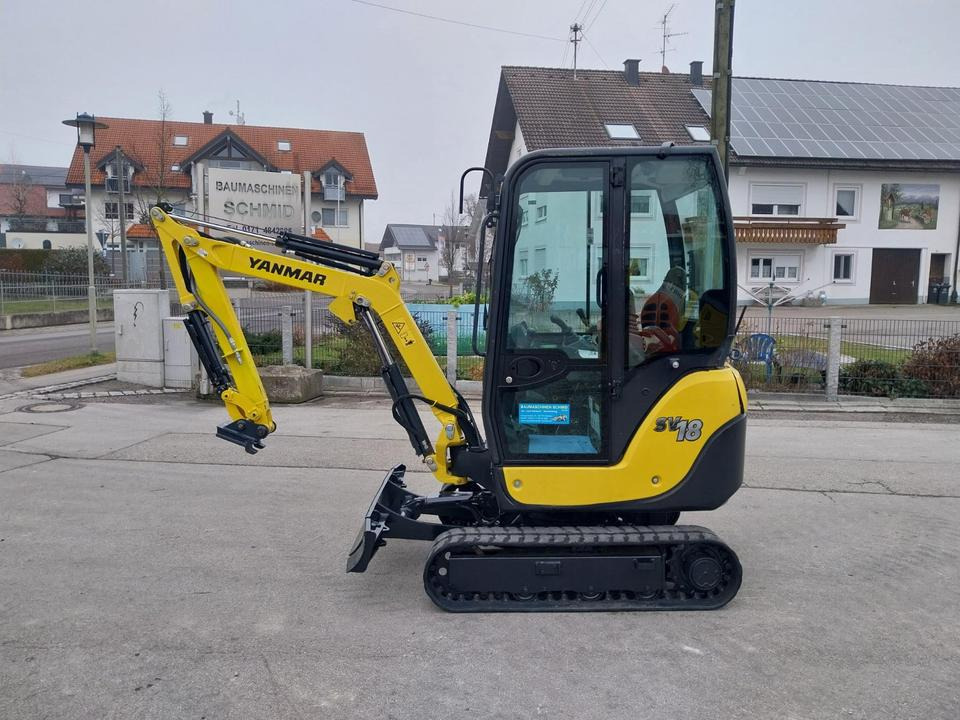 Minibagger Yanmar SV 18 Takeuchi Kettenbagger Bagger - 小型挖掘机:图1 Minibagger Yanmar SV 18 Takeuchi Kettenbagger Bagger - 小型挖掘机:图1