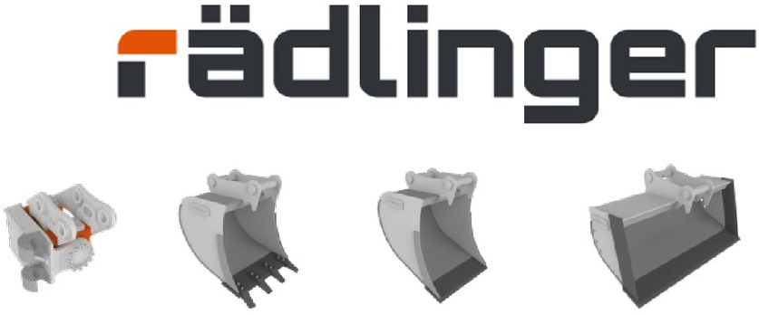 Rädlinger Löffelpaket 8 - 10 to HS 08 mit Powertilt Bagger Cat - 挖掘机铲斗:图1 Rädlinger Löffelpaket 8 - 10 to HS 08 mit Powertilt Bagger Cat - 挖掘机铲斗:图1