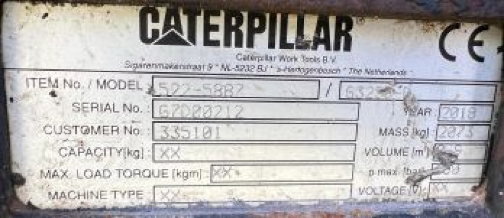 CATERPILLAR Sortiergreifer 325 B D Anbaugeräte Baumaschinen Sortiergreifer 900Ltr. für Maschine 25-50to - 建筑机械:图2 CATERPILLAR Sortiergreifer 325 B D Anbaugeräte Baumaschinen Sortiergreifer 900Ltr. für Maschine 25-50to - 建筑机械:图2