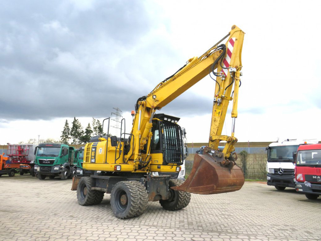 KOMATSU HANOMAG Mobilbagger PW 148 - 8 Bagger 6.824h Deutsch top - 轮式挖掘机:图5 KOMATSU HANOMAG Mobilbagger PW 148 - 8 Bagger 6.824h Deutsch top - 轮式挖掘机:图5