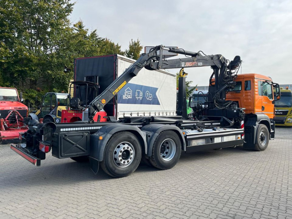 MAN MAN TG-S Abrollkipper mit Kran 26.400 6x4H-2 BL Lift/Lenk - 吊钩升降车, 起重车:图5 MAN MAN TG-S Abrollkipper mit Kran 26.400 6x4H-2 BL Lift/Lenk - 吊钩升降车, 起重车:图5