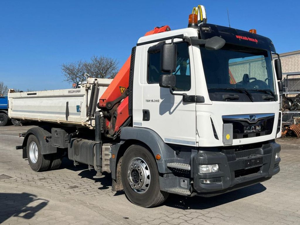 MAN TG-M 18.340 4x2 2-Achs Kipper Kran Palf. PK 130 - 翻斗车, 起重车:图2 MAN TG-M 18.340 4x2 2-Achs Kipper Kran Palf. PK 130 - 翻斗车, 起重车:图2