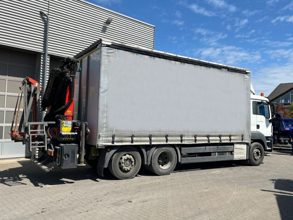 MAN TG-S 26.400 6x2-2 BL Pritsche Heckkran 5xhydr.Au - 栏板式/ 平板卡车, 起重车:图4 MAN TG-S 26.400 6x2-2 BL Pritsche Heckkran 5xhydr.Au - 栏板式/ 平板卡车, 起重车:图4