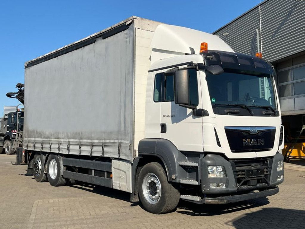 MAN TG-S 26.400 6x2-2 BL Pritsche Heckkran 5xhydr.Au - 起重车:图2 MAN TG-S 26.400 6x2-2 BL Pritsche Heckkran 5xhydr.Au - 起重车:图2