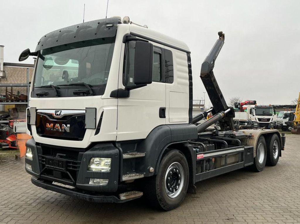 MAN TG-S 26.460 6x2-2 BL Abrollkipper Meiller, Funk - 吊钩升降车:图1 MAN TG-S 26.460 6x2-2 BL Abrollkipper Meiller, Funk - 吊钩升降车:图1