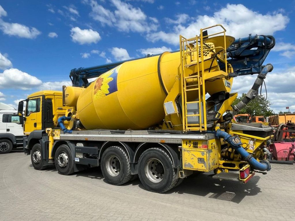 MAN TG-S 35.360 8x4 BB Pumi Pumi 24mKolbenpumpe deut - 混凝土泵车:图3 MAN TG-S 35.360 8x4 BB Pumi Pumi 24mKolbenpumpe deut - 混凝土泵车:图3