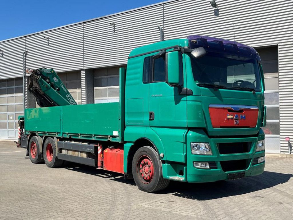 MAN TG-X 26.440 6x2-2 BL Pritsche Heckkran Fassi 360 - 栏板式/ 平板卡车, 起重车:图2 MAN TG-X 26.440 6x2-2 BL Pritsche Heckkran Fassi 360 - 栏板式/ 平板卡车, 起重车:图2