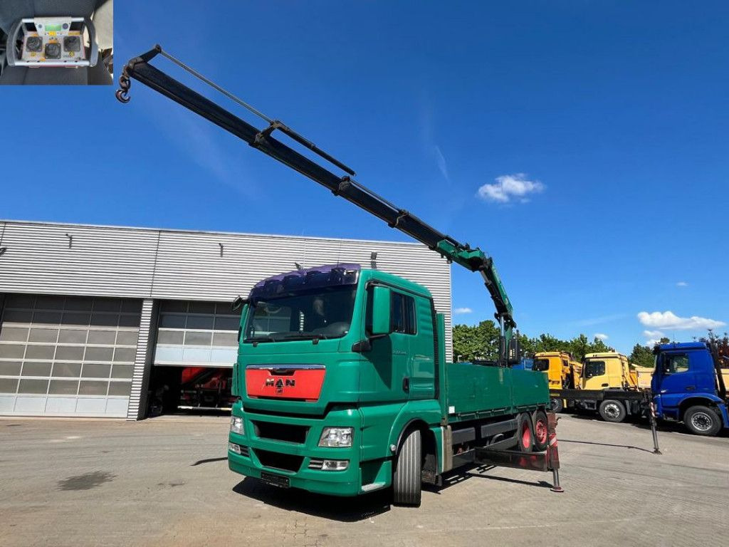 MAN TG-X 26.440 6x2-2 BL Pritsche Heckkran Fassi 360 - 栏板式/ 平板卡车, 起重车:图1 MAN TG-X 26.440 6x2-2 BL Pritsche Heckkran Fassi 360 - 栏板式/ 平板卡车, 起重车:图1