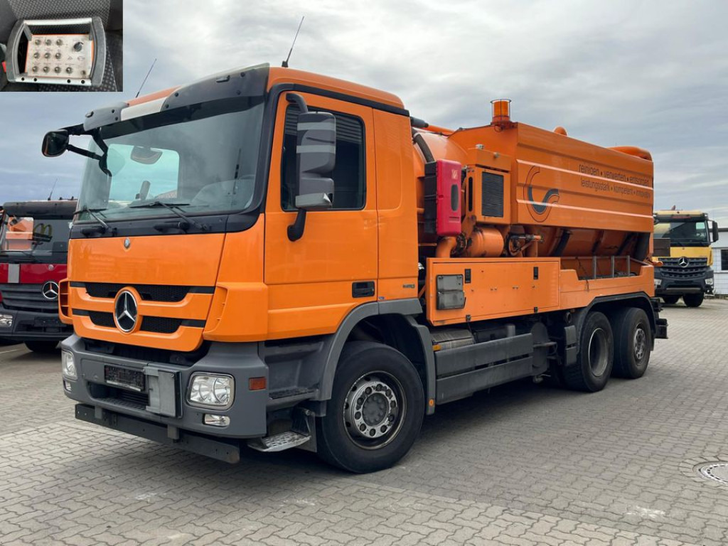 MERCEDES-BENZ Actros 2546 L 6x2 Saug + Spülwagen super Zustand ADR - 真空车:图1 MERCEDES-BENZ Actros 2546 L 6x2 Saug + Spülwagen super Zustand ADR - 真空车:图1