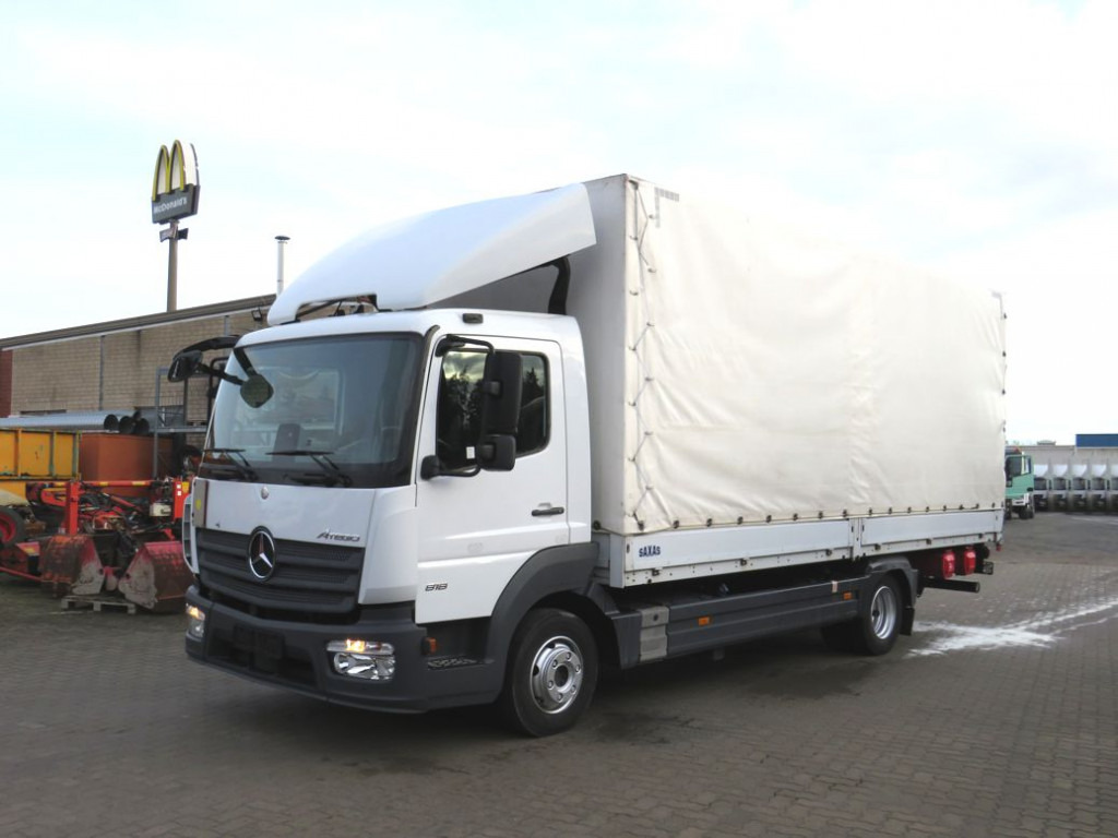 MERCEDES-BENZ Atego 818 L Pritsche LBW LBW 1 to AHK+Luftans - 侧帘货车:图1 MERCEDES-BENZ Atego 818 L Pritsche LBW LBW 1 to AHK+Luftans - 侧帘货车:图1