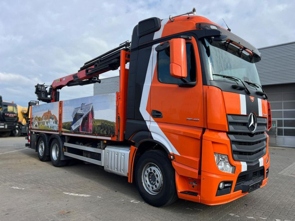 Mercedes-Benz Actros 2648 L 6x2 Pritsche Heckkran 3xhydr.Aussc - 起重车:图2 Mercedes-Benz Actros 2648 L 6x2 Pritsche Heckkran 3xhydr.Aussc - 起重车:图2