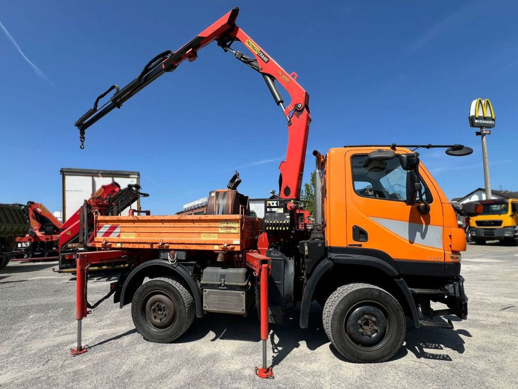 Mercedes-Benz Unimog U20 2-Achs Allradkipper Kran Palfinger Kr - 翻斗车, 起重车:图3 Mercedes-Benz Unimog U20 2-Achs Allradkipper Kran Palfinger Kr - 翻斗车, 起重车:图3