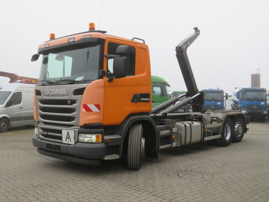 SCANIA (S) G 410 LB 6x2*4HNA Abrollkipper Lift+Lenkachse 289TKM - 吊钩升降车:图1 SCANIA (S) G 410 LB 6x2*4HNA Abrollkipper Lift+Lenkachse 289TKM - 吊钩升降车:图1