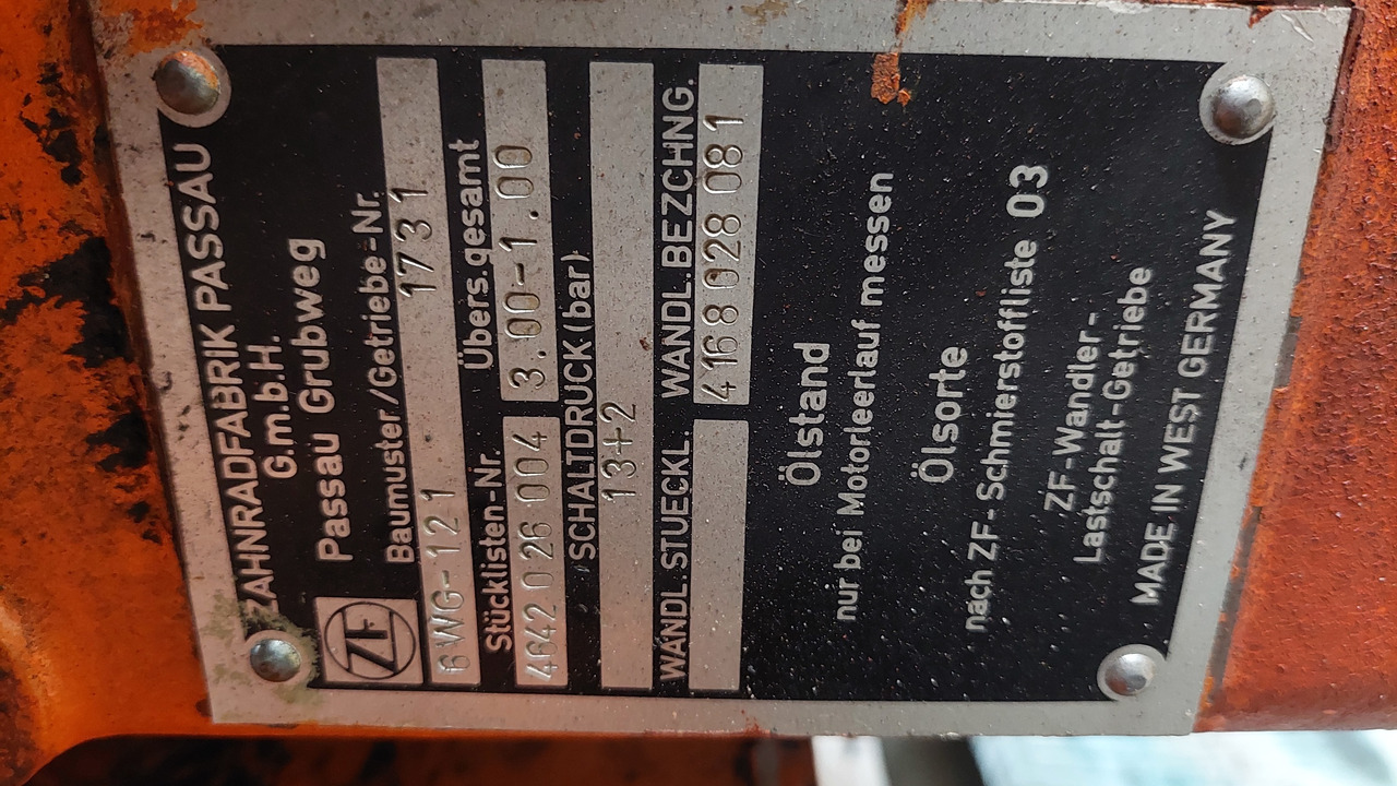 Schopf F106 spare parts - 备件 适用于 地面支援设备:图3 Schopf F106 spare parts - 备件 适用于 地面支援设备:图3