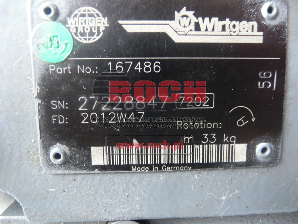 WIRTGEN 167486 - 液压泵:图2 WIRTGEN 167486 - 液压泵:图2