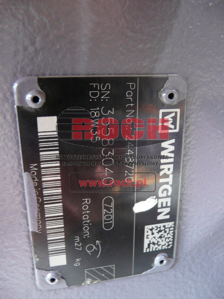 WIRTGEN 2448720 - 液压泵:图2 WIRTGEN 2448720 - 液压泵:图2