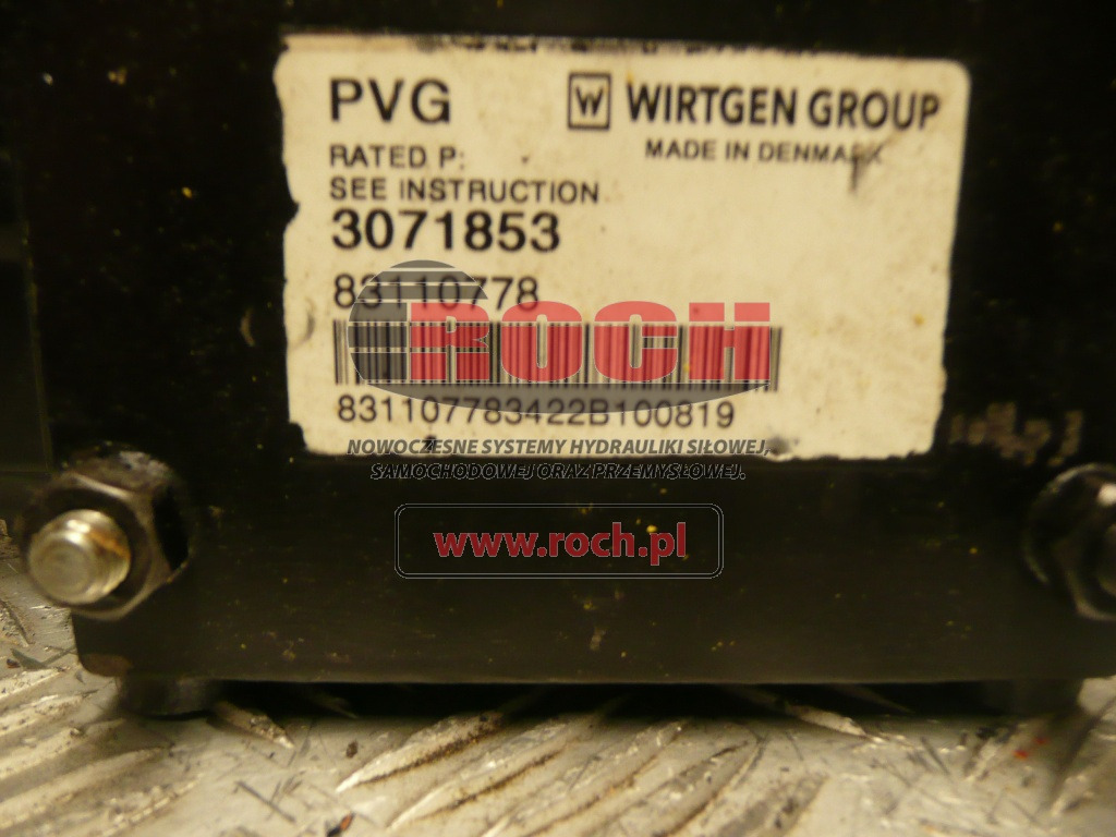 WIRTGEN PVG 3071853 83110778 - 1 SEKCYJNY + 11172734 11-32VDC - 液压阀:图1 WIRTGEN PVG 3071853 83110778 - 1 SEKCYJNY + 11172734 11-32VDC - 液压阀:图1