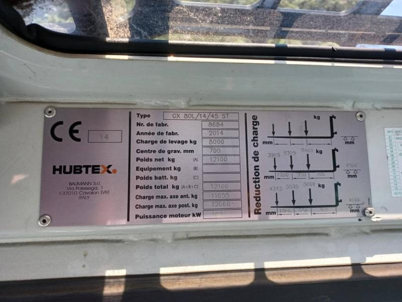 侧装机 Hubtex GX 80L/14/45 ST:图20 侧装机 Hubtex GX 80L/14/45 ST:图20