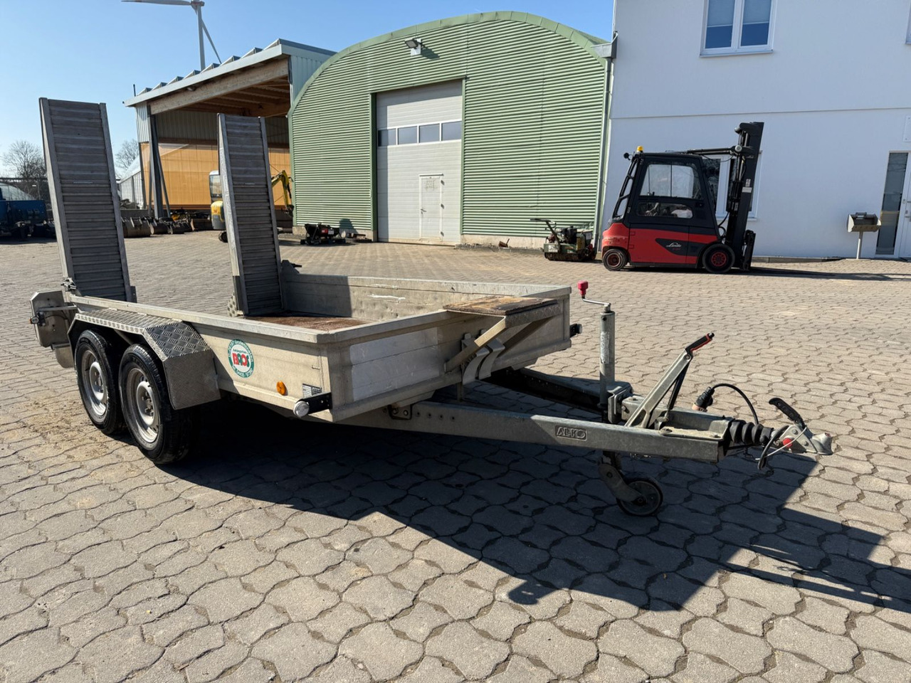 BAOS M303116, Baumaschinen Transportanhänger 3 t - 低装载拖车:图1 BAOS M303116, Baumaschinen Transportanhänger 3 t - 低装载拖车:图1