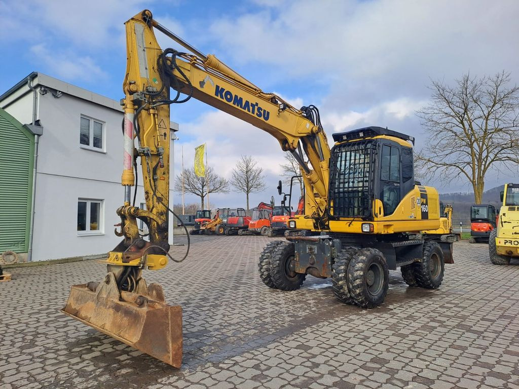 Komatsu PW 160-7, Bj 07, 7050 BH, hydr. VA, MS10, GLV - 轮式挖掘机:图1 Komatsu PW 160-7, Bj 07, 7050 BH, hydr. VA, MS10, GLV - 轮式挖掘机:图1