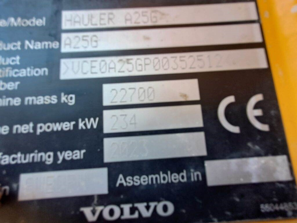 Volvo A25G 租赁 Volvo A25G：图11