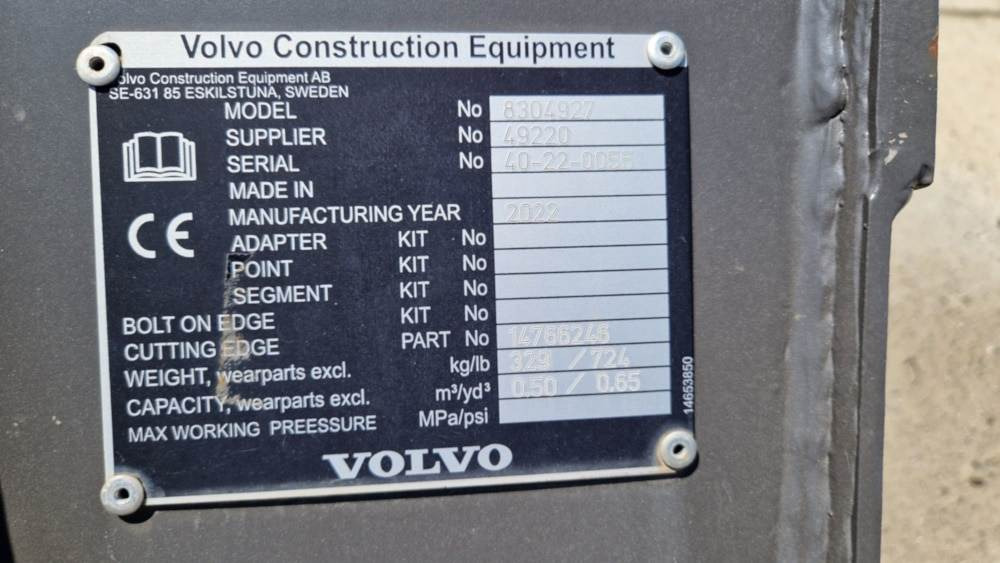 Volvo Tieflöffel mit Messer - 反铲装载机:图5 Volvo Tieflöffel mit Messer - 反铲装载机:图5