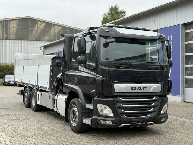 DAF CF 450 FAN 6x2 Pritsche mit Kran HIAB 188 E-6 - 起重车:图1 DAF CF 450 FAN 6x2 Pritsche mit Kran HIAB 188 E-6 - 起重车:图1