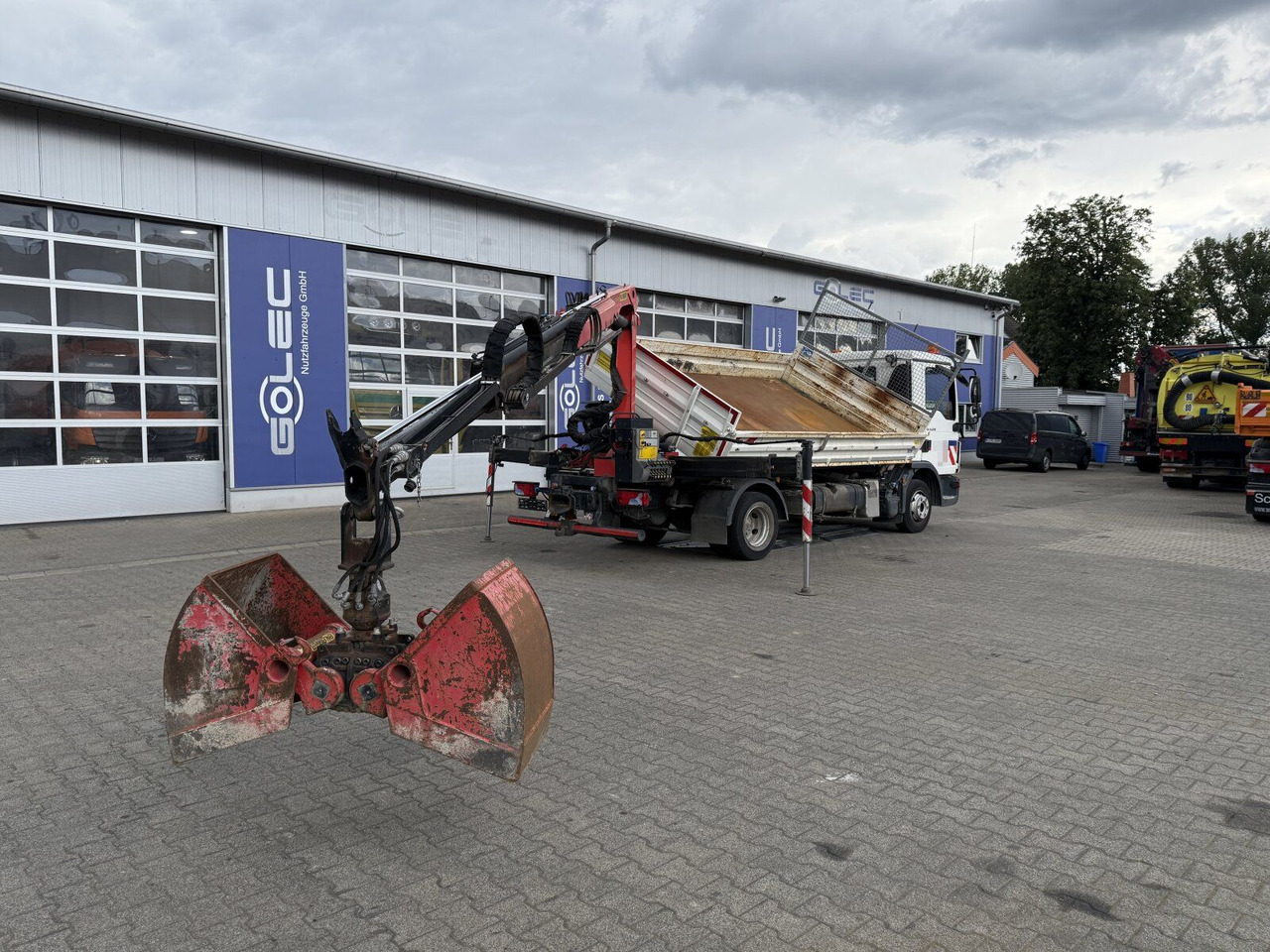 翻斗货车 MAN TGL 8.220 4x2 Kipper Kran Palfinger 7.001-K A：图6