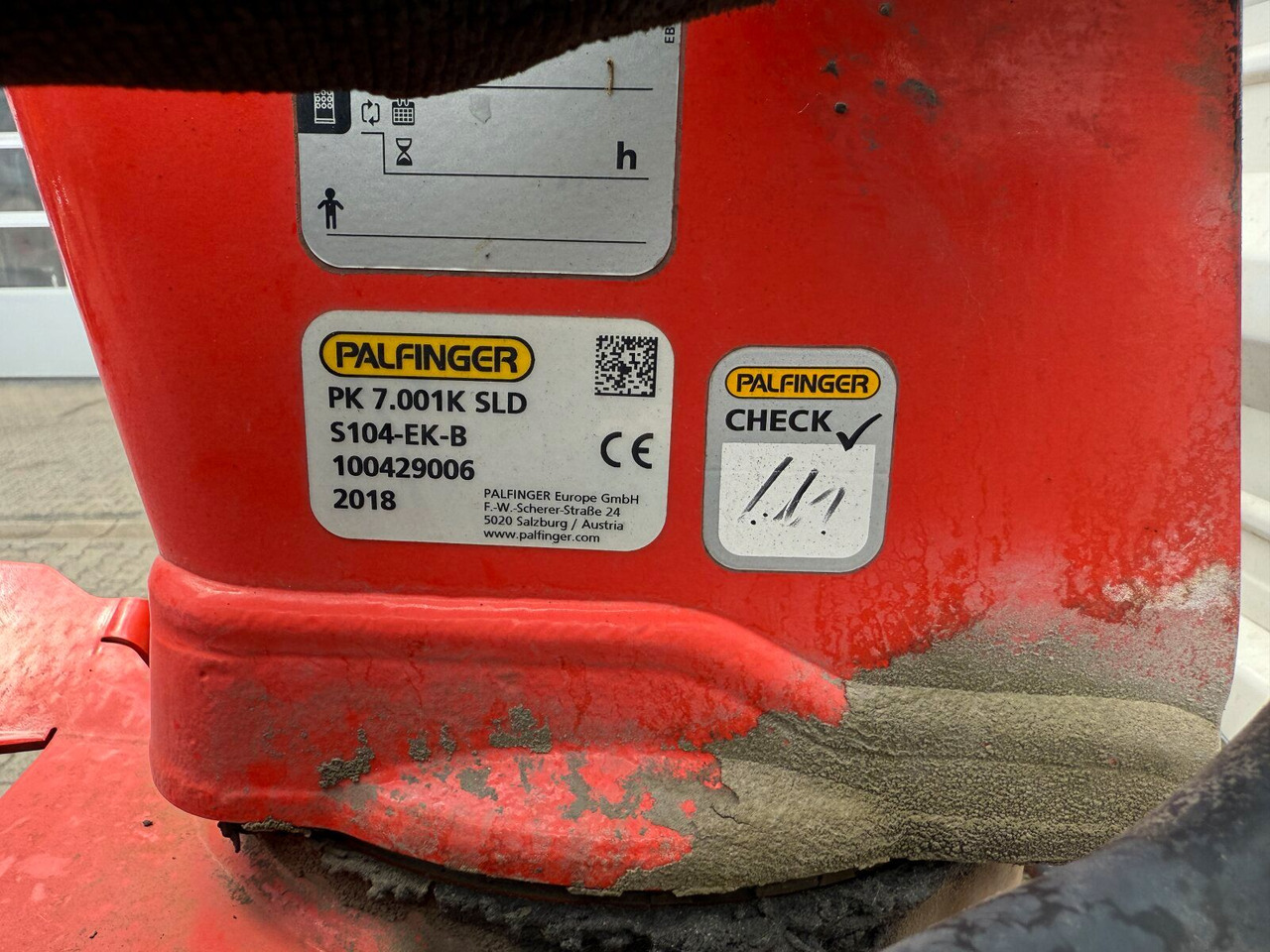 翻斗货车 MAN TGL 8.220 4x2 Kipper Kran Palfinger 7.001-K A：图19