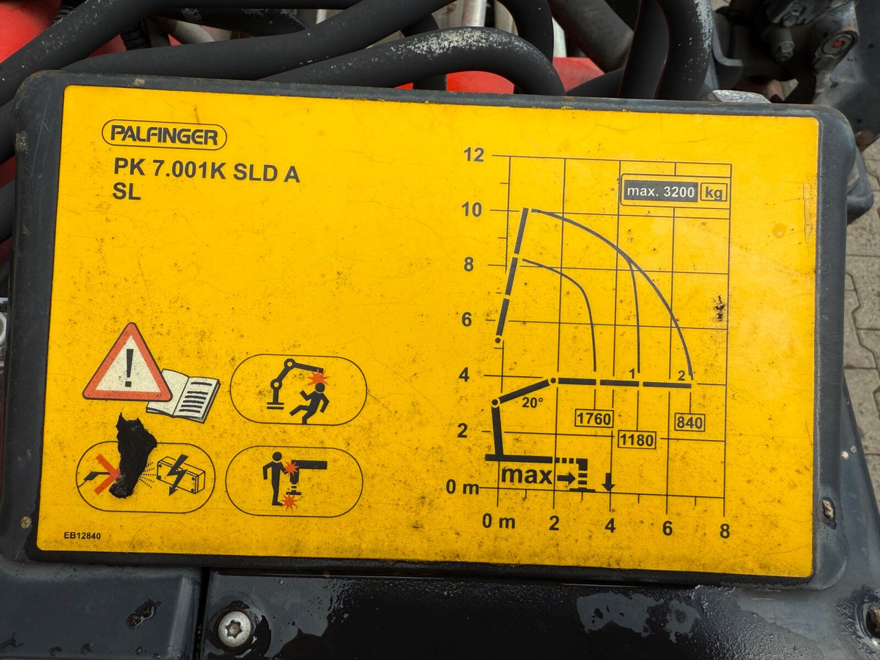 翻斗货车 MAN TGL 8.220 4x2 Kipper Kran Palfinger 7.001-K A：图24