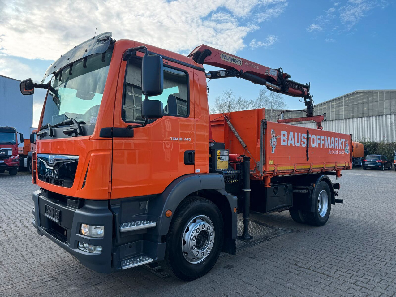 MAN TGM 18.340 4x2 Euro 6 Kipper Kran PK11001.K - 翻斗车, 起重车:图2 MAN TGM 18.340 4x2 Euro 6 Kipper Kran PK11001.K - 翻斗车, 起重车:图2