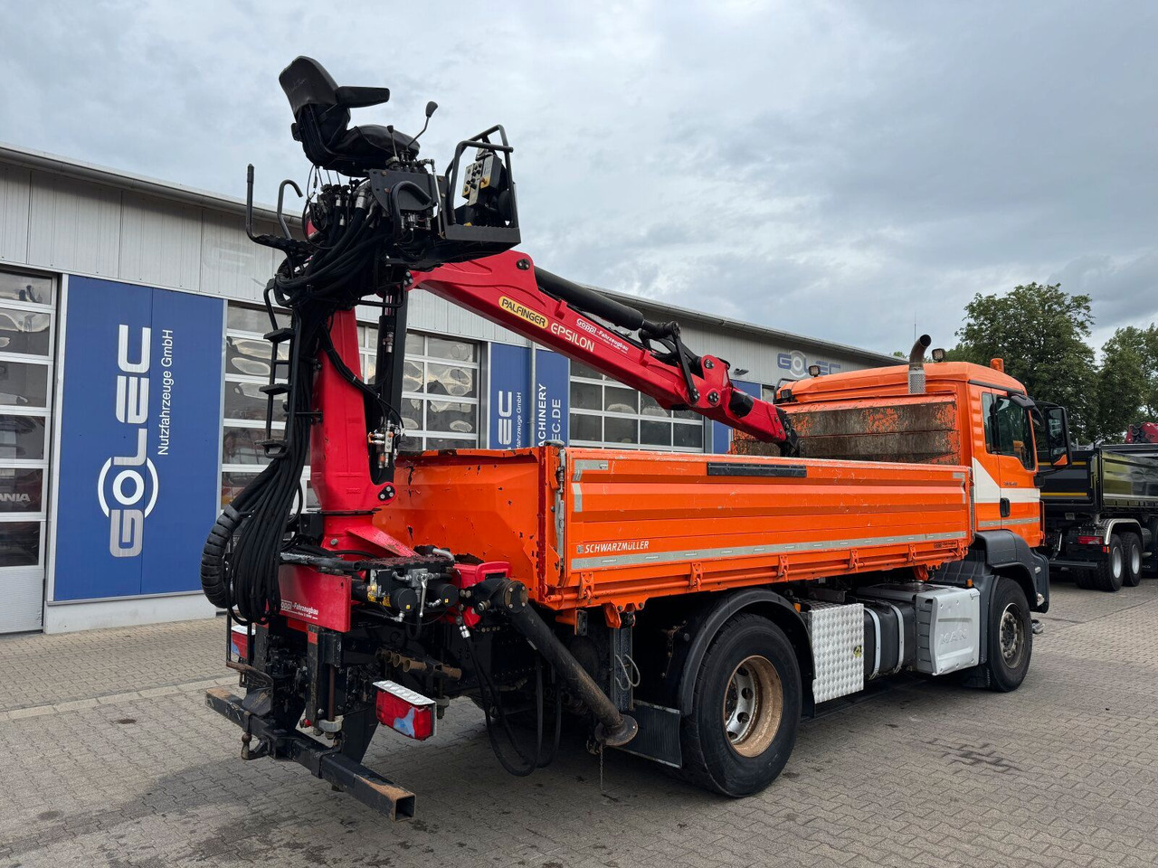 MAN TGS 18.400 4x2 Kipper Bordmatic Kran Palfinger - 翻斗车, 起重车:图4 MAN TGS 18.400 4x2 Kipper Bordmatic Kran Palfinger - 翻斗车, 起重车:图4