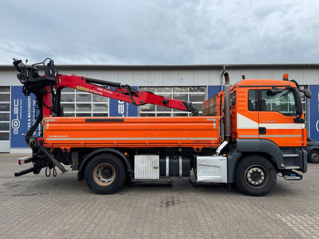 MAN TGS 18.400 4x2 Kipper Bordmatic Kran Palfinger - 翻斗车, 起重车:图3 MAN TGS 18.400 4x2 Kipper Bordmatic Kran Palfinger - 翻斗车, 起重车:图3