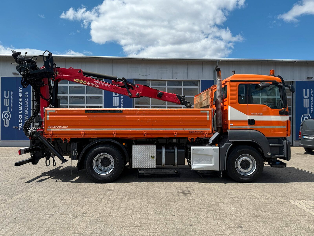 MAN TGS 18.400 4x2 Kipper Bordmatic Kran Palfinger - 翻斗车, 起重车:图2 MAN TGS 18.400 4x2 Kipper Bordmatic Kran Palfinger - 翻斗车, 起重车:图2