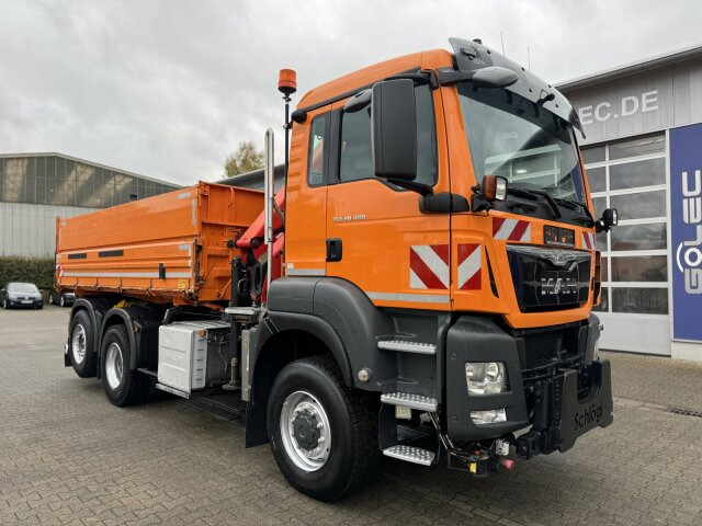 MAN TGS 28.400 6x4-4 Kipper Kran Palfinger PK9002 - 翻斗车, 起重车:图1 MAN TGS 28.400 6x4-4 Kipper Kran Palfinger PK9002 - 翻斗车, 起重车:图1