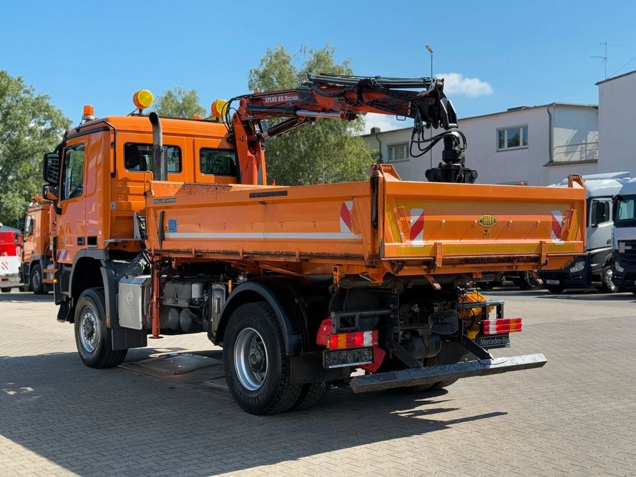 Mercedes-Benz ACTROS 2044 4x4 Kipper Kran ATLAS 65.2 A2L 租赁 Mercedes-Benz ACTROS 2044 4x4 Kipper Kran ATLAS 65.2 A2L：图9