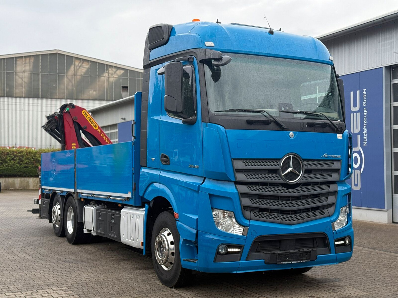 Mercedes-Benz ACTROS 2545 6x2 Pritsche Kran Palfinger PK20001K - 起重车:图1 Mercedes-Benz ACTROS 2545 6x2 Pritsche Kran Palfinger PK20001K - 起重车:图1