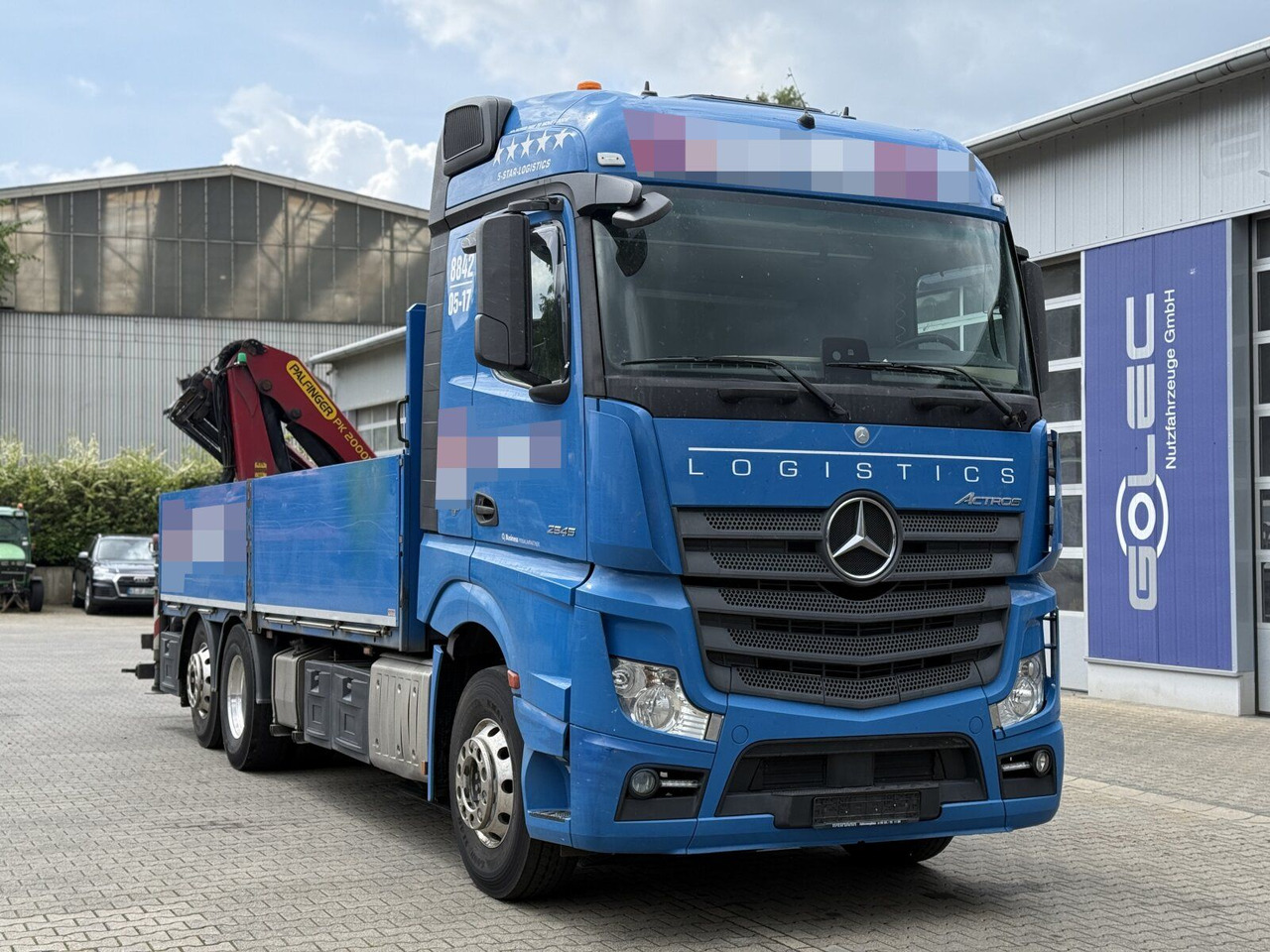 Mercedes-Benz ACTROS 2545 6x2 Pritsche Kran Palfinger PK20001K - 起重车:图1 Mercedes-Benz ACTROS 2545 6x2 Pritsche Kran Palfinger PK20001K - 起重车:图1