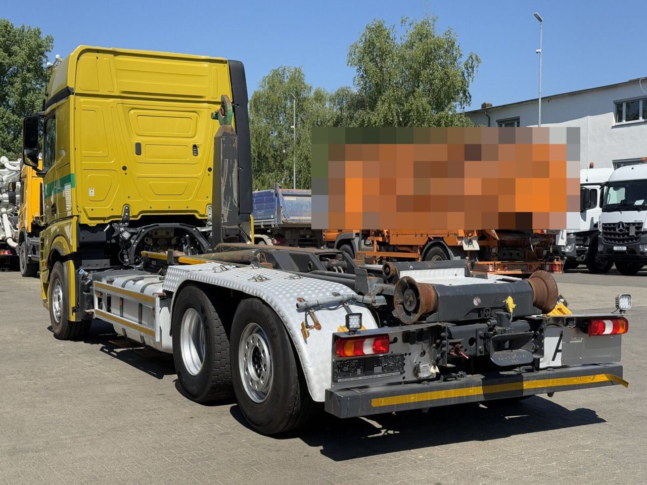 Mercedes-Benz ACTROS 2558 6x2 Abrollkipper *Lenkachse Retarder - 吊钩升降车:图5 Mercedes-Benz ACTROS 2558 6x2 Abrollkipper *Lenkachse Retarder - 吊钩升降车:图5
