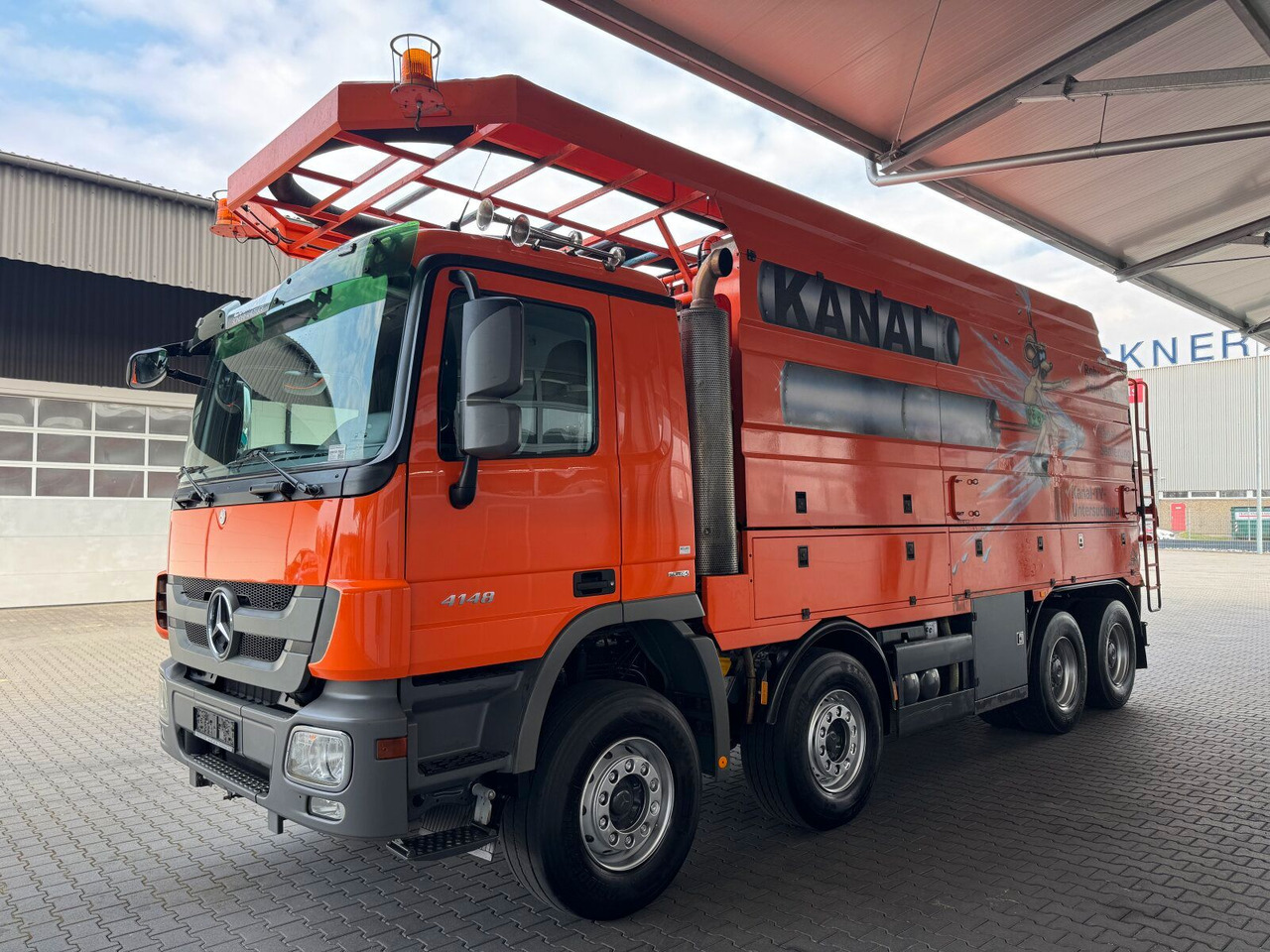 Mercedes-Benz ACTROS 4148 8x4 Kanalreiniger & Wasserrückgewinn - 真空车:图2 Mercedes-Benz ACTROS 4148 8x4 Kanalreiniger & Wasserrückgewinn - 真空车:图2