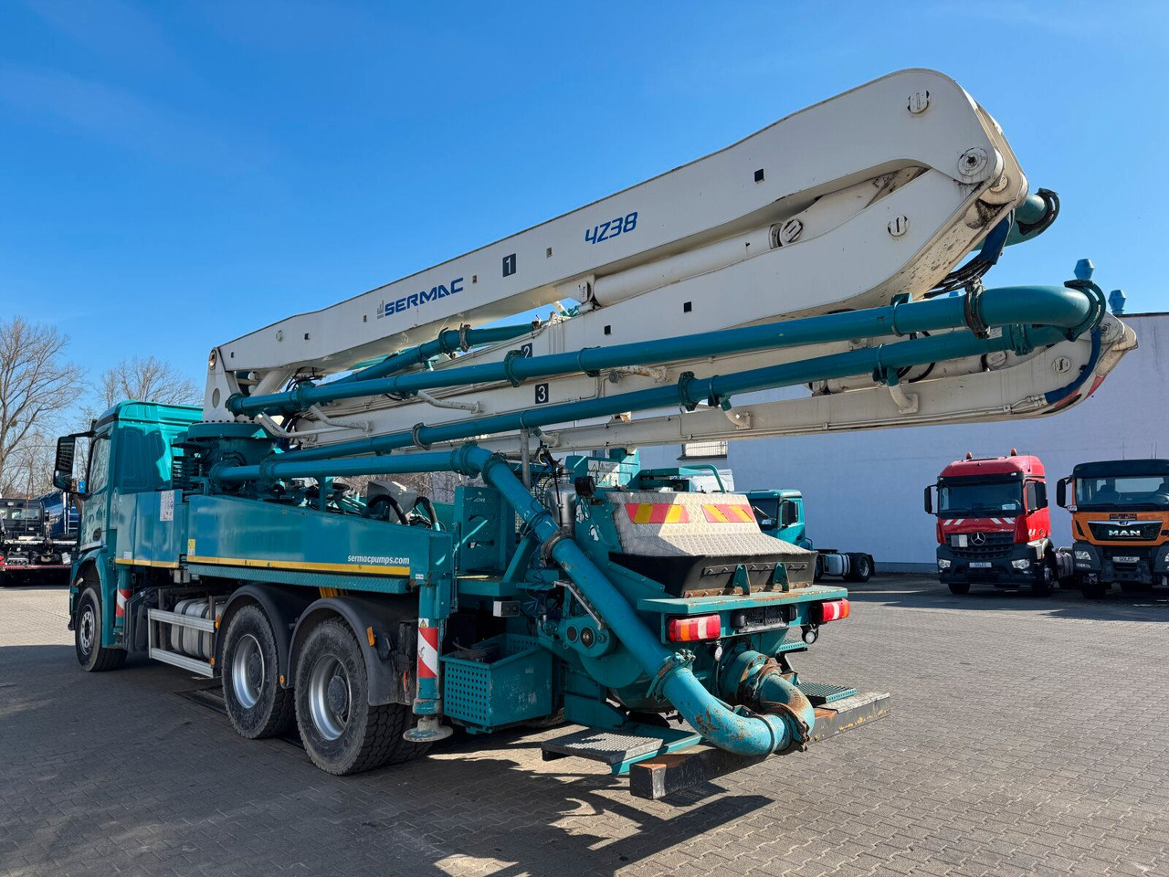Mercedes-Benz AROCS 2836 6x4 Euro 6 Betonpumpe SERMAC 4Z38 - 混凝土泵车:图5 Mercedes-Benz AROCS 2836 6x4 Euro 6 Betonpumpe SERMAC 4Z38 - 混凝土泵车:图5
