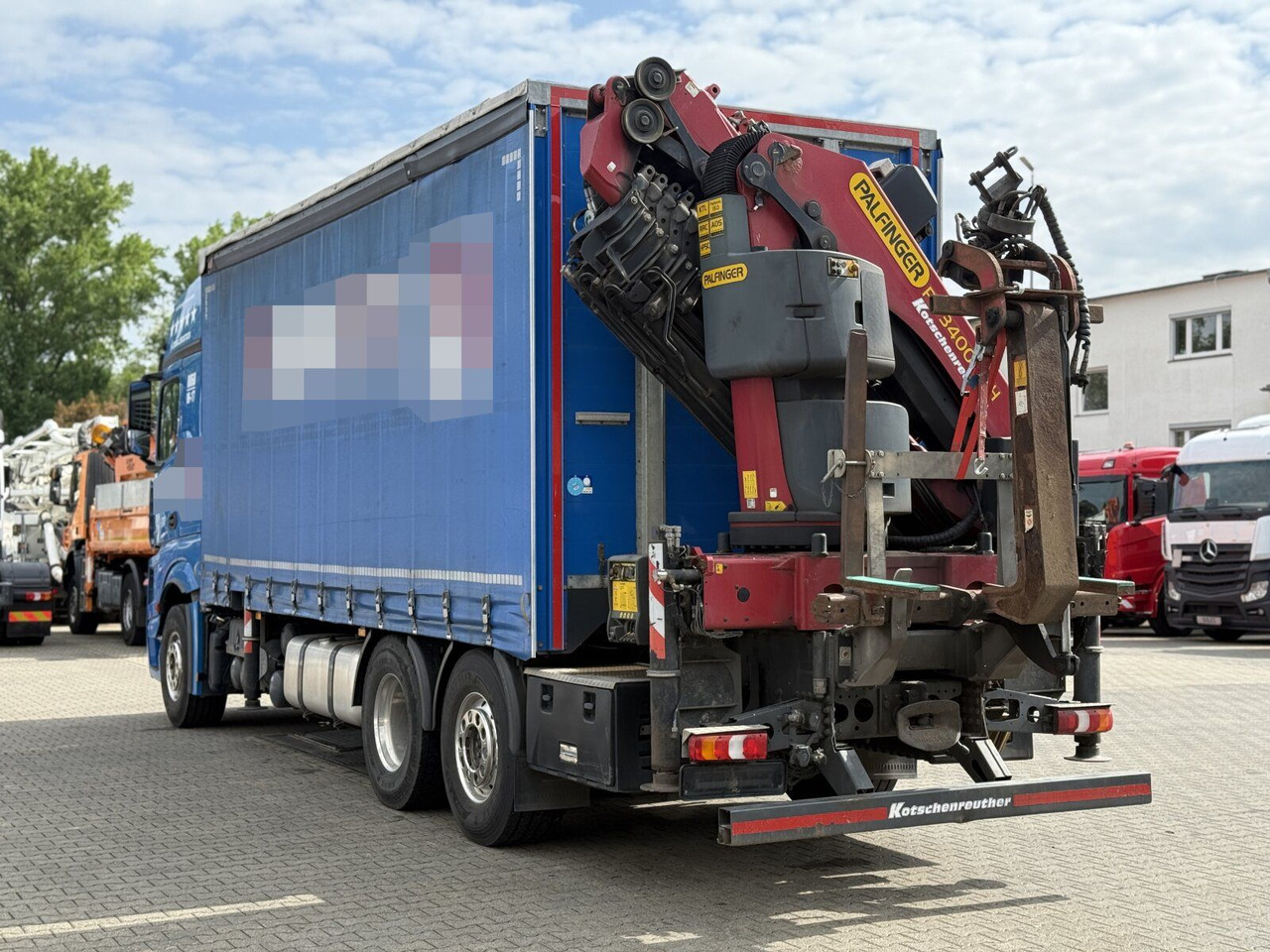 Mercedes-Benz Actros 6x2 Pritsche Kran Palfinger PK34002 + JIB - 起重车:图5 Mercedes-Benz Actros 6x2 Pritsche Kran Palfinger PK34002 + JIB - 起重车:图5