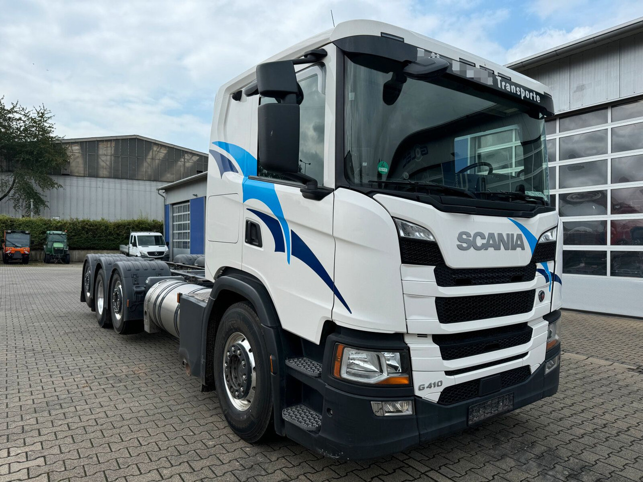 Scania G 410 B8x2*6 NB LNG Fahrgestell Nebenantrieb - 驾驶室底盘卡车, 起重车:图1 Scania G 410 B8x2*6 NB LNG Fahrgestell Nebenantrieb - 驾驶室底盘卡车, 起重车:图1