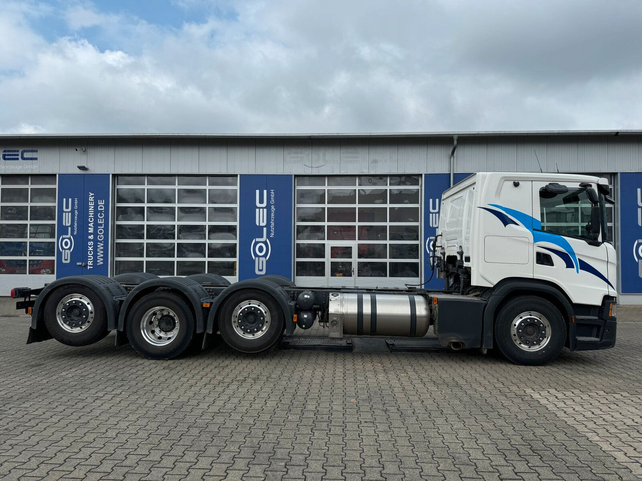 Scania G 410 B8x2*6 NB LNG Fahrgestell Nebenantrieb - 驾驶室底盘卡车, 起重车:图4 Scania G 410 B8x2*6 NB LNG Fahrgestell Nebenantrieb - 驾驶室底盘卡车, 起重车:图4